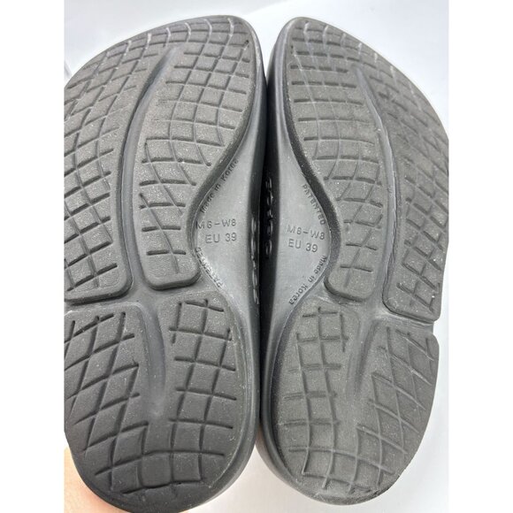 Oofos Ooriginal Slide Sandals Black M6 W8 Recovery Footwear - Picture 5 of 10